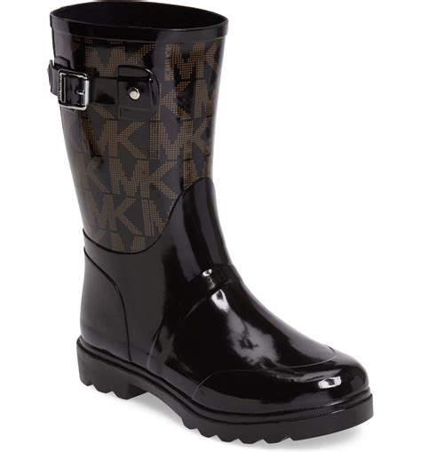 michael kors logo rain boots|michael kors waterproof boots.